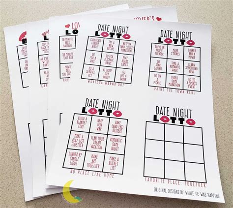 DIY Scratch Off Cards that will Spice Up Date Night | While He Was Napping