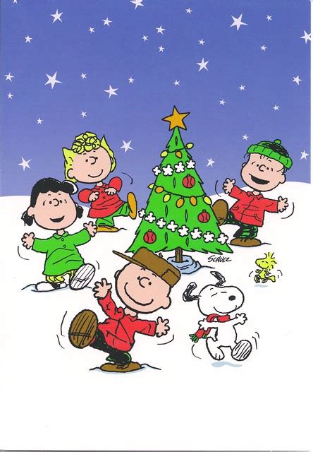 Snoopy And Gang Dancing Around Christmas Tree Flickr Photo Sharing