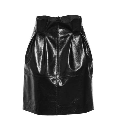 Philosophy Di Lorenzo Serafini High Waisted Patent Leather Skirt