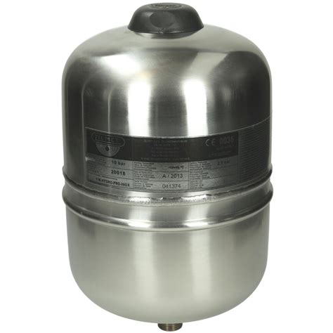 Zilmet pressure expansion vessel HYDRO PLUS INOX 12 litres ¾