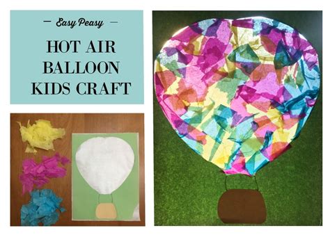 Hot Air Balloon Kids Craft – Kindred Inspiration