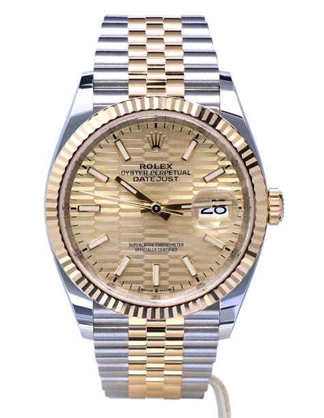 Rolex Datejust Jubilee Gs Fluted Champagne Unworn Kleen