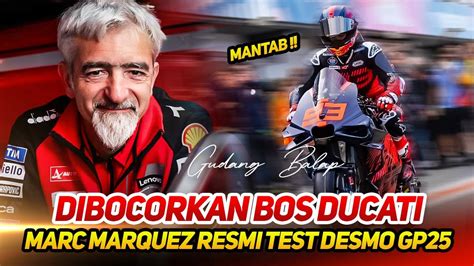 Baru Saja Diumumkanmarc Marquez Resmi Test Desmosedici Gp Adaptasi