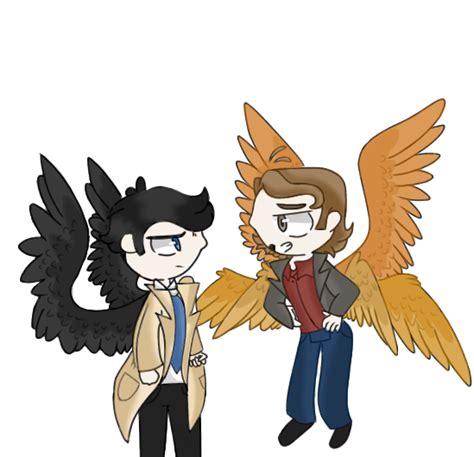 Supernatural Castiel And Gabriel By Breadstars On Deviantart