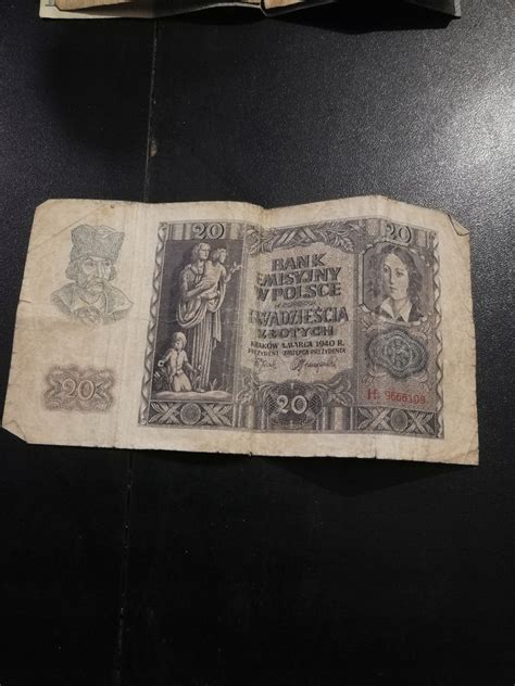 Stare Banknoty Przedwojenne Polskie 12186789762 Oficjalne Archiwum