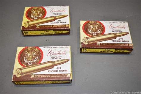 Boxes Ct Vintage Weatherby Magnum Wby Mag Unprimed Brass Nos