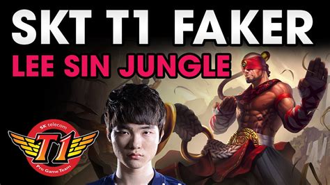 Full Game SKT T1 FAKER Plays LEE SIN JUNGLE Vs ELISE YouTube