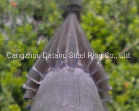 High Efficiency Spiral Serrated Wound High Frequency Welding Fin Pipes