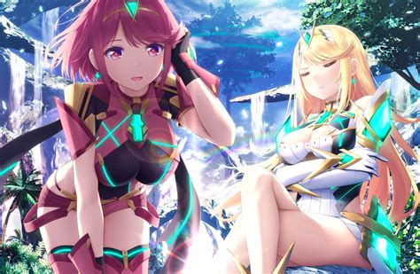 Pyra And Mythra Xenoblade Chronicles And 1 More Drawn By Goribote