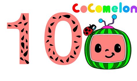 Cocomelon Numbers 10 Svg Cocomelon Png Cocomelon Character Inspire Uplift