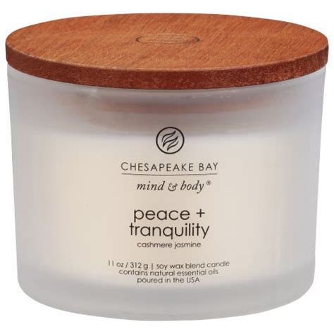 Chesapeake Bay Candle Mind Body Peace Tranquility Cashmere Jasmine