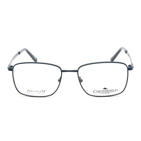 Chesterfield Unisex Eyeglasses Clear Lens Navy Metal Square Frame Ch 895 0e8w 00 Ebay