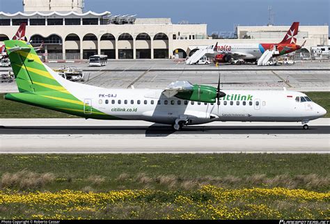 PK GAJ Garuda Indonesia ATR 72 600 72 212A Photo By Roberto Cassar