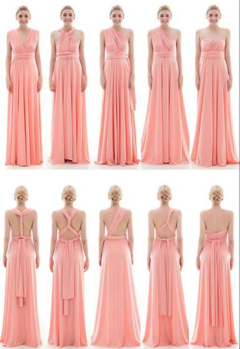 Ways To Tie A Wrap Multiway Dress Ways To Tie A Infinity Bridesmaid