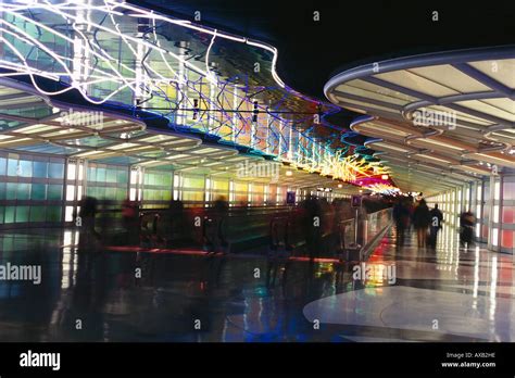 Air Terminal, O´ Hare Airport, Chicago USA Stock Photo - Alamy