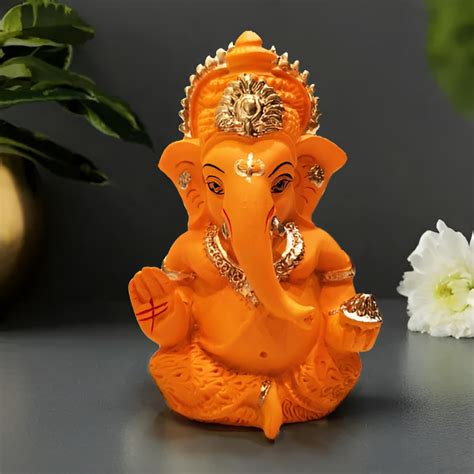 Buy Craftvatika Ganesh Idol For Car Dashboard Ganesha Ganpati Idol For