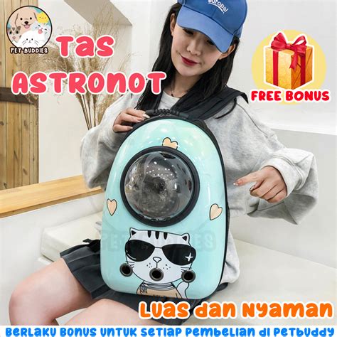 Jual Tas Astronot Kucing Ransel Travel Bag Pet Carrier Kucing Anjing