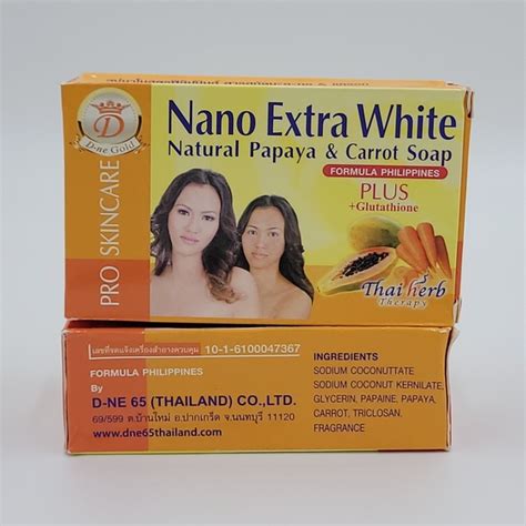 Bath Body Nano Extra White Natural Papaya Carrot Soap Poshmark