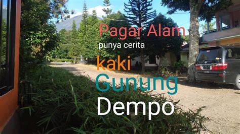 Kebun Teh Di Kaki Gunung Dempo Pagar Alam Sebagai Destinasi Wisata Yang