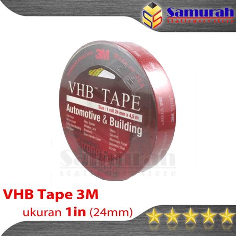 Jual Double Tape M Vhb Lebar Mm Foam Vhb Tape M Inch