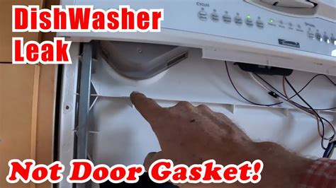 Kenmore Dishwasher Leaking Easy Repair Youtube