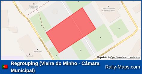 Regrouping Vieira do Minho Câmara Municipal stage map Rali Vieira