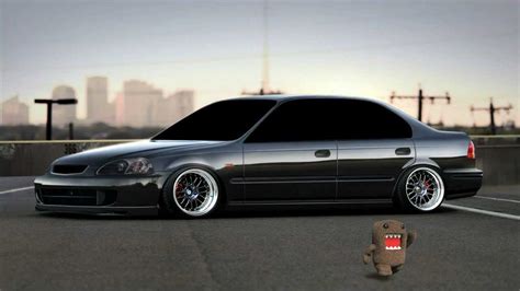 Stanced Honda Civic Gen Photoshop Youtube