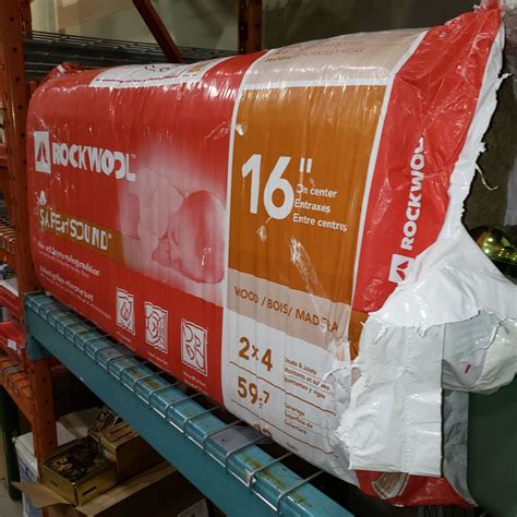 59 SQFT ROCKWOOL SAFE N SOUND FIRE AND SOUNDPROOFING INSULATION FOR