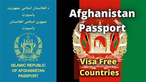 Afghanistan Passport Visa Free Countries Youtube