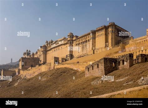 The Amber Fort Also Known As Amer Fort Is Located Near Jaipur In