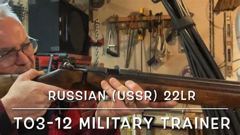 Russian USSR TO3 12 22lr Military Training Rifle TOZ 12 First Look