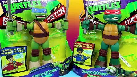 Teenage Mutant Ninja Turtles Stretch N Shout Leonardo Raphael Tmnt