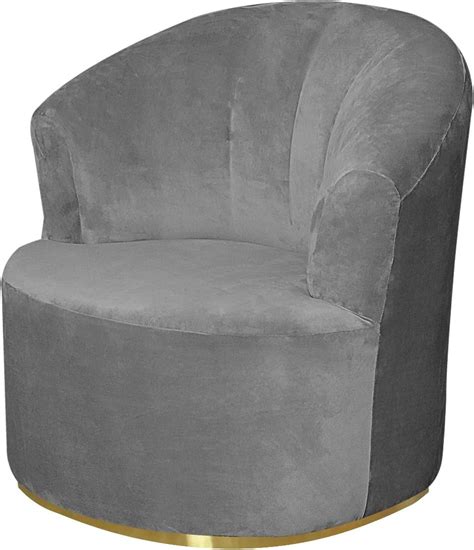 Yocover Velvet Swivel Barrel Chair Cover Stretch Swivel