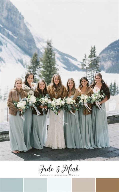 12 of the Loveliest Winter Wedding Color Palettes - Chic Vintage Brides ...