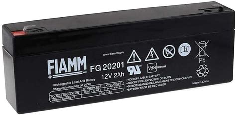 Batteria Al Piombo 12V 2Ah FIAMM FG20201 SirioGroup