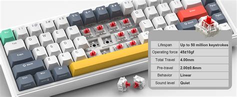 Amazon Womier Vk Percent Keyboard With Hot Swappable Wired Mechanical Gaming