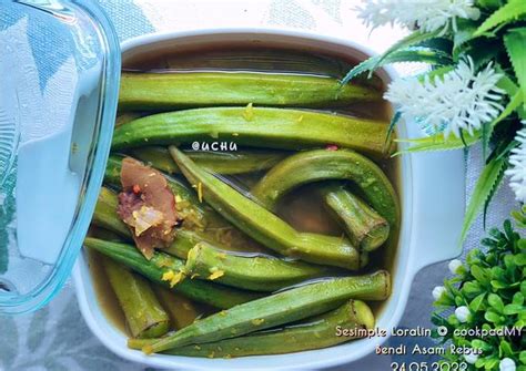 Resepi Asam Rebus Bendi Asam Rebus Ikan Bersama Kacang Bendi