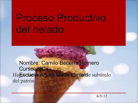 Calaméo Proceso productivo del helado