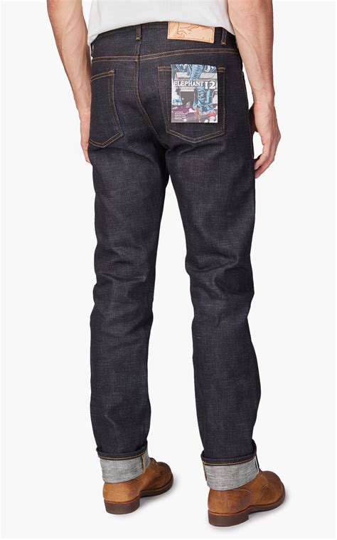 Naked Famous Denim Weird Guy Elephant 12 Indigo 20oz Cultizm