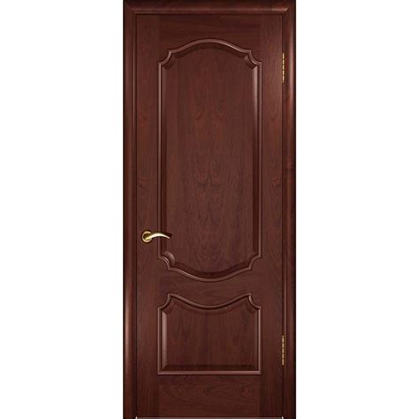 Межкомнатная дверь Венеция ДГ красное дерево натуральный шпон Luxor по ...