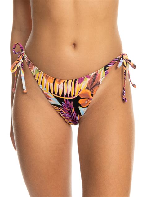 Printed Beach Classics Cheeky Bikini Bottoms For Women Roxy