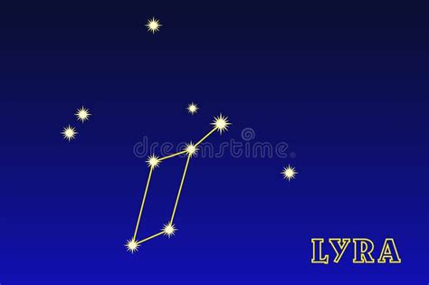 Constellation Lyra Stock Vector Illustration Of Hemisphere 303480384