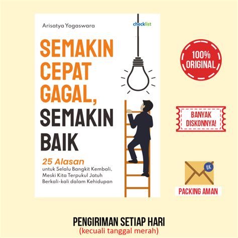 Buku Motivasi Semakin Cepat Gagal Semakin Baik Lazada Indonesia