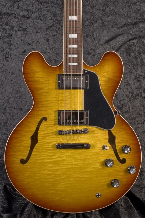 Gibson Es 335 Figured Iced Tea Guitar Gallery