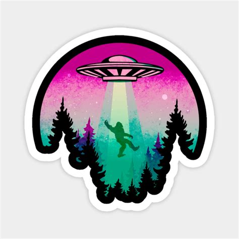 Cryptidcore Aesthetic Sasquatch Bigfoot Ufo Alien Abduction