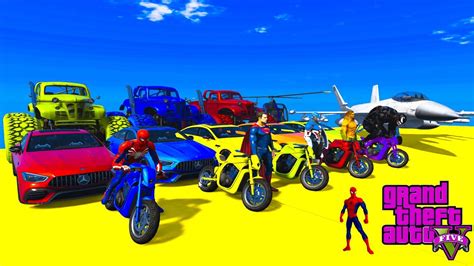 Gta V Mega Ramp On Bikes Fighter Jets Boats By Trevor And Friends