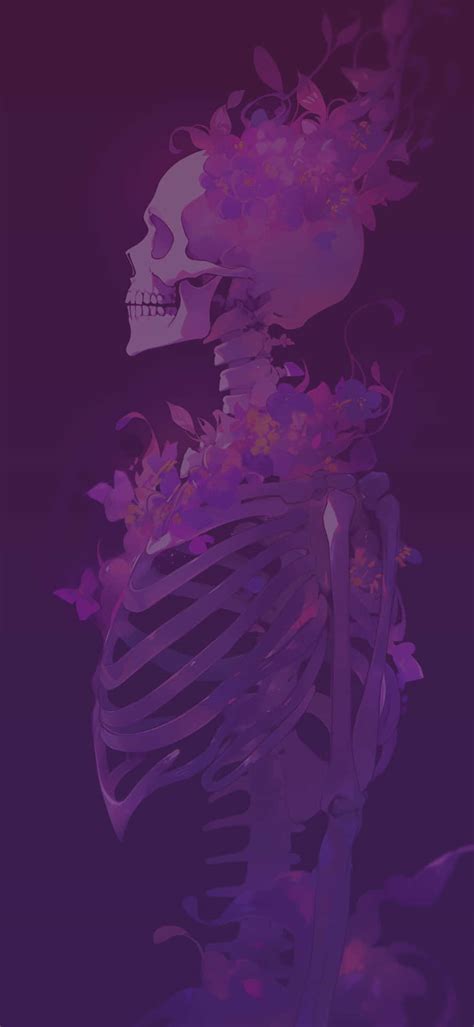 100 Purple Skeleton Wallpapers