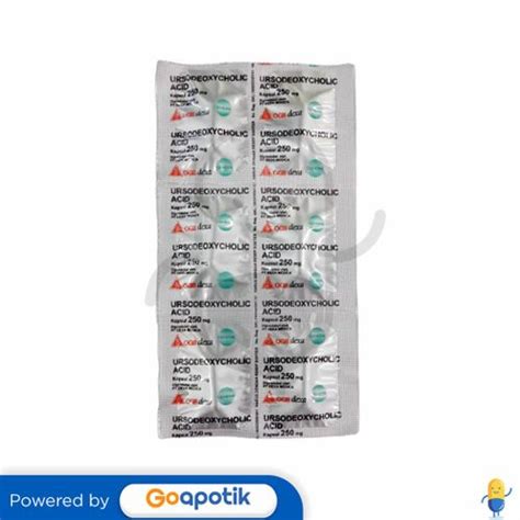 URSODEOXYCHOLIC ACID OGB DEXA MEDICA 250 MG KAPSUL EMPEDU Kegunaan