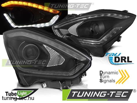 Első lámpák SUZUKI SWIFT VI 17 TUBE LIGHT SEQ BLACK Tuning Tec