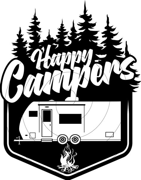 Happy Campers Svg  Png Etsy